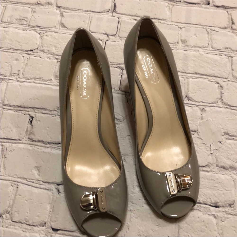 Coach Helaine Peeptoe Pumps